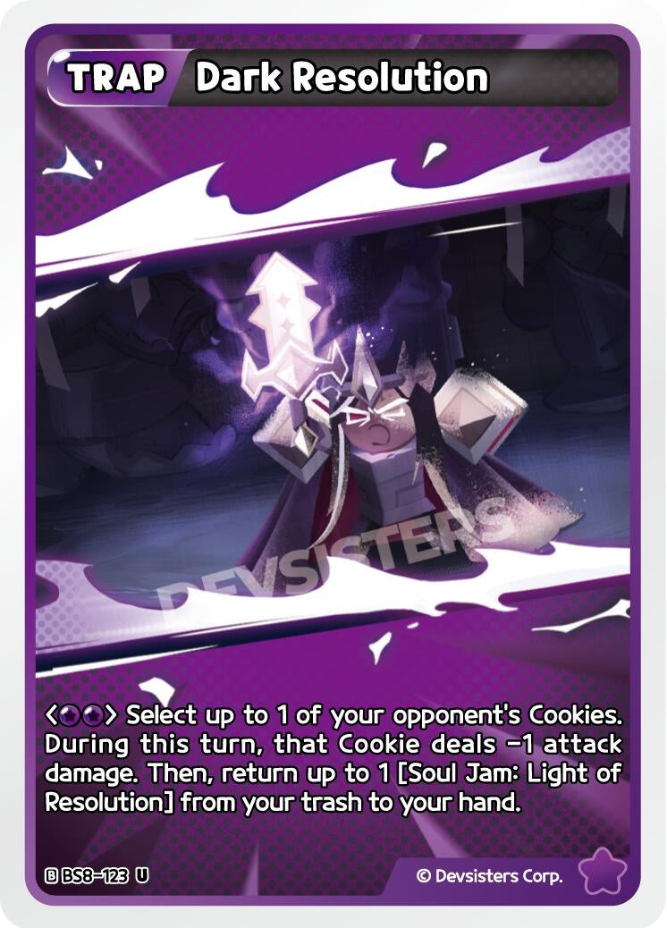 Image for Dark Resolution (BS8-123) (BS8-BS9) - CookieRun: Braverse TCG
