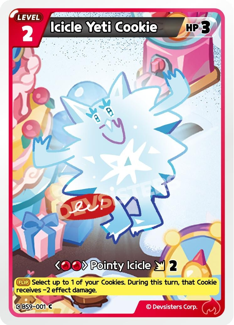 Image for Icicle Yeti Cookie (Ver. 2) (BS9-001) (BS8-BS9) - CookieRun: Braverse TCG
