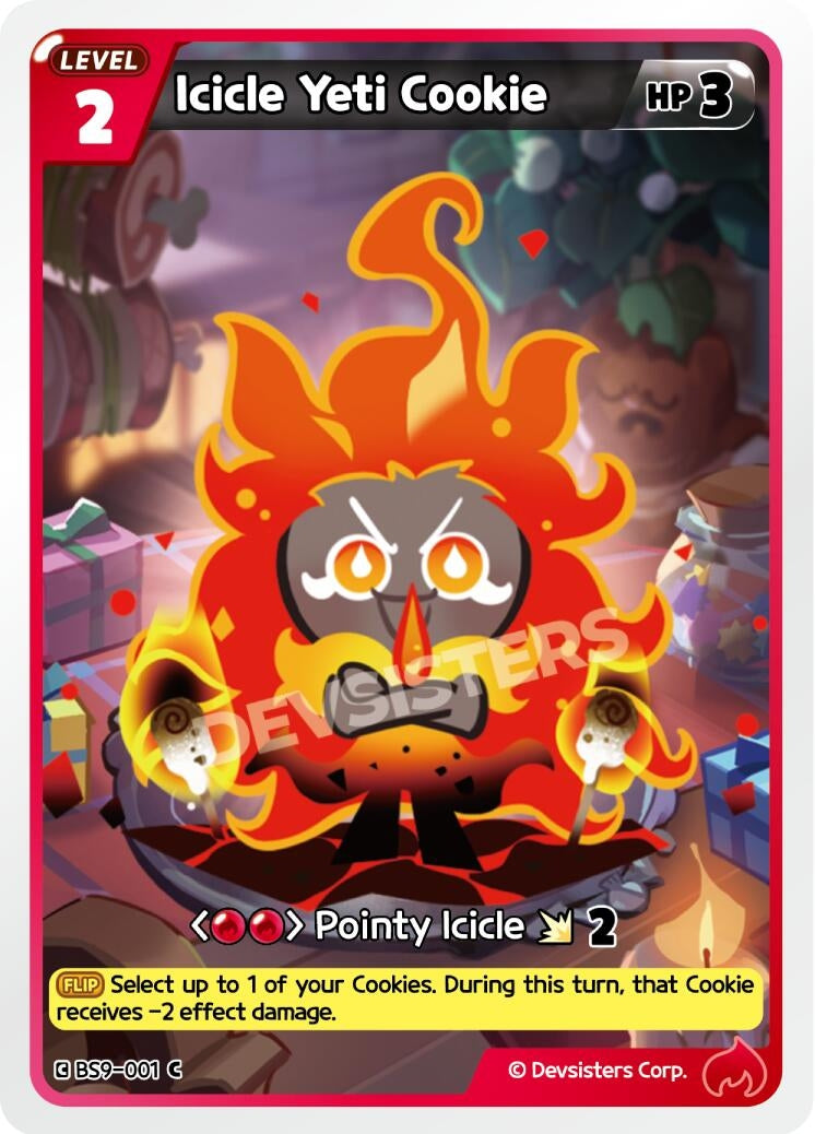 Image for Icicle Yeti Cookie (Ver. 3) (BS9-001) (BS8-BS9) - CookieRun: Braverse TCG