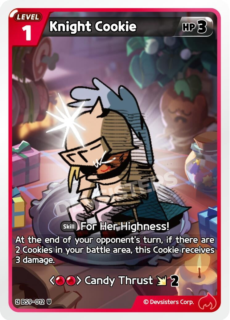 Image for Knight Cookie (Ver. 2) (BS9-012) (BS8-BS9) - CookieRun: Braverse TCG