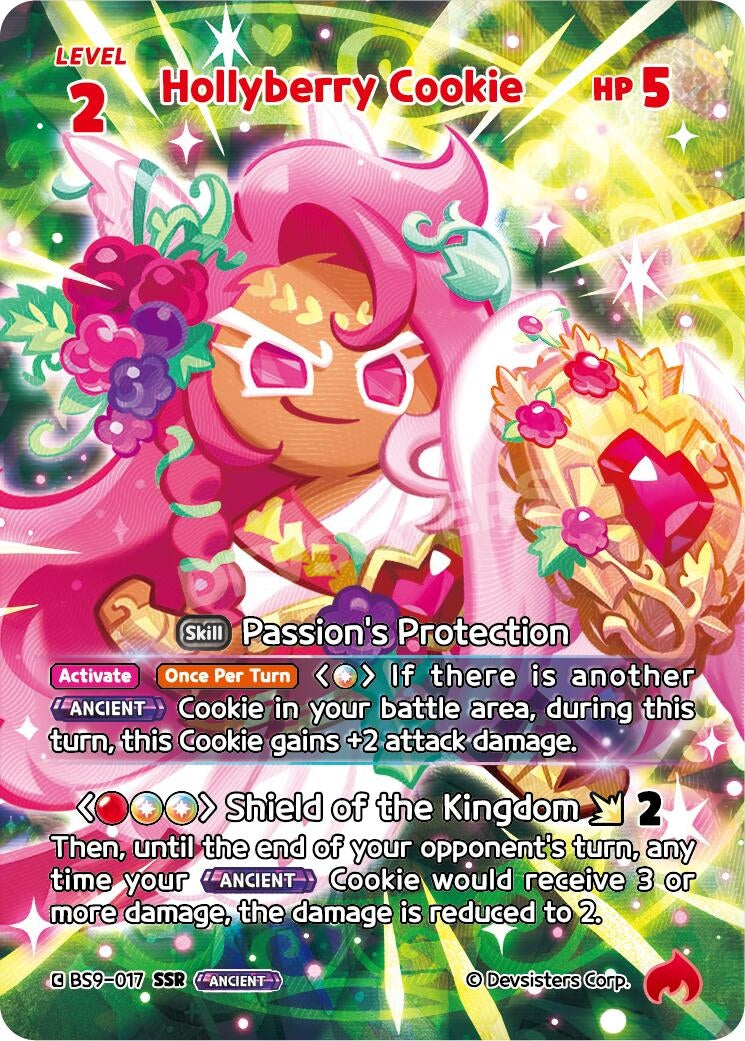 Image for Hollyberry Cookie (SSR) (BS9-017) (BS8-BS9) - CookieRun: Braverse TCG