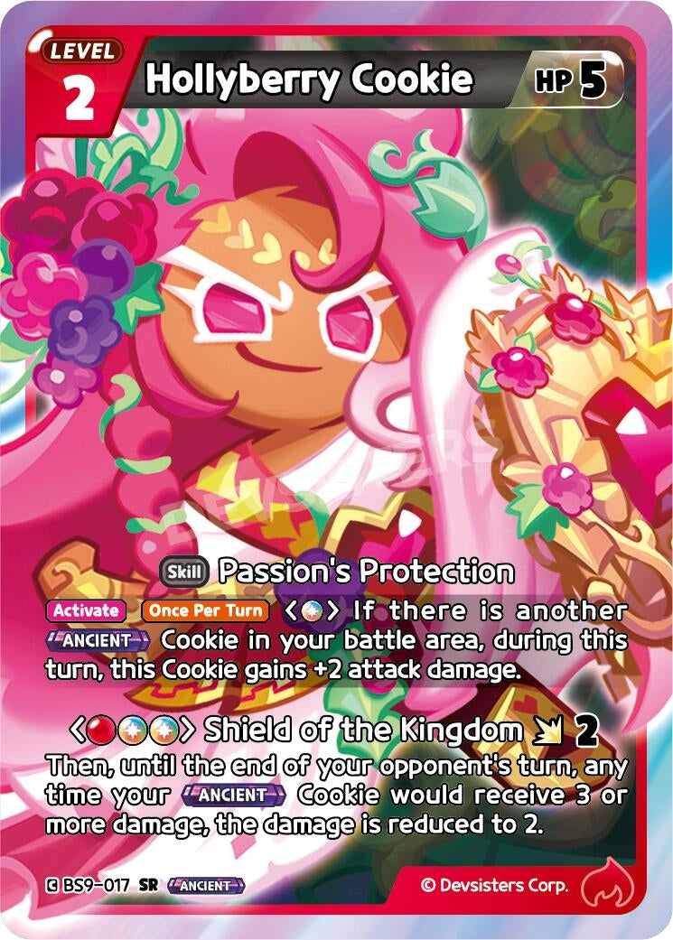 Image for Hollyberry Cookie (BS9-017) (BS8-BS9) - CookieRun: Braverse TCG