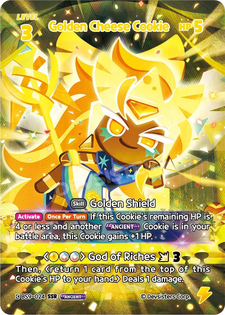 Image for Golden Cheese Cookie (SSR) (BS9-024) (BS8-BS9) - CookieRun: Braverse TCG