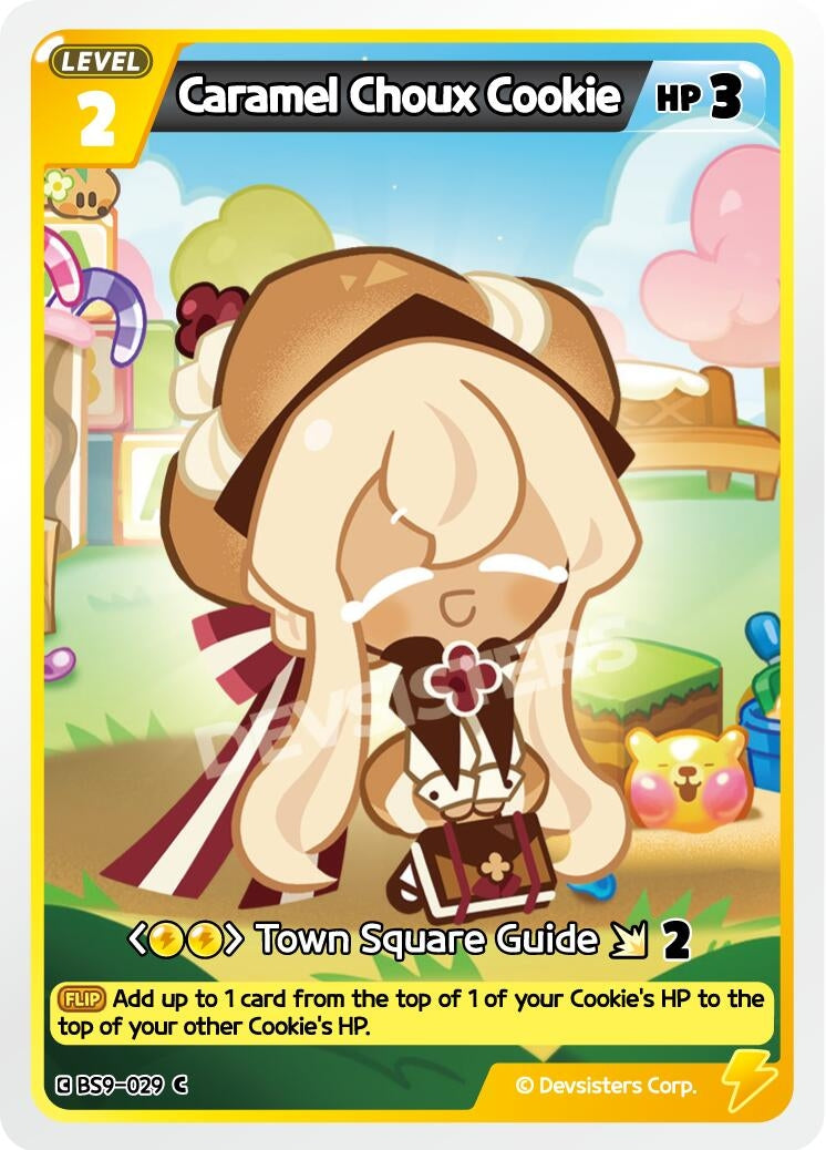 Image for Caramel Choux Cookie (Ver. 1) (BS9-029) (BS8-BS9) - CookieRun: Braverse TCG