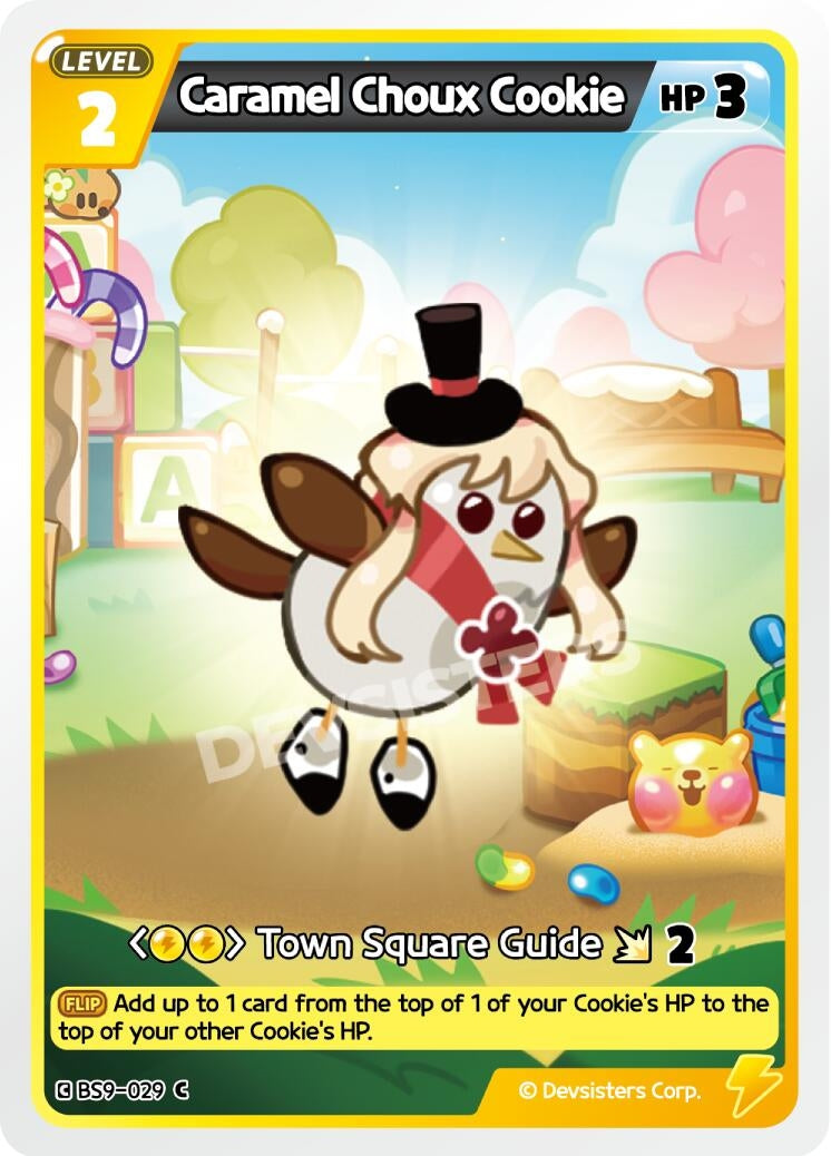 Image for Caramel Choux Cookie (Ver. 2) (BS9-029) (BS8-BS9) - CookieRun: Braverse TCG
