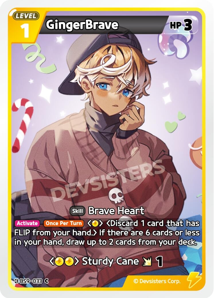 Image for GingerBrave (Ver. 2) (BS9-033) (BS8-BS9) - CookieRun: Braverse TCG