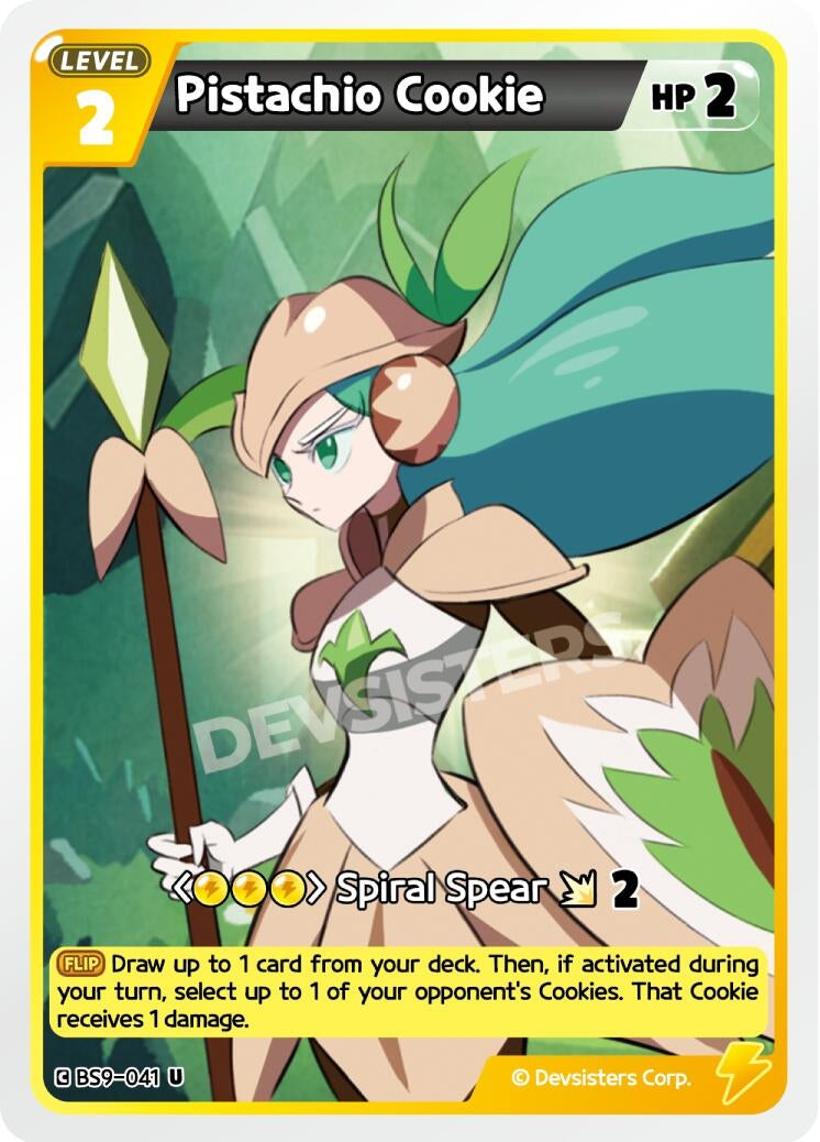 Image for Pistachio Cookie (041) (Ver. 2) (BS9-041) (BS8-BS9) - CookieRun: Braverse TCG