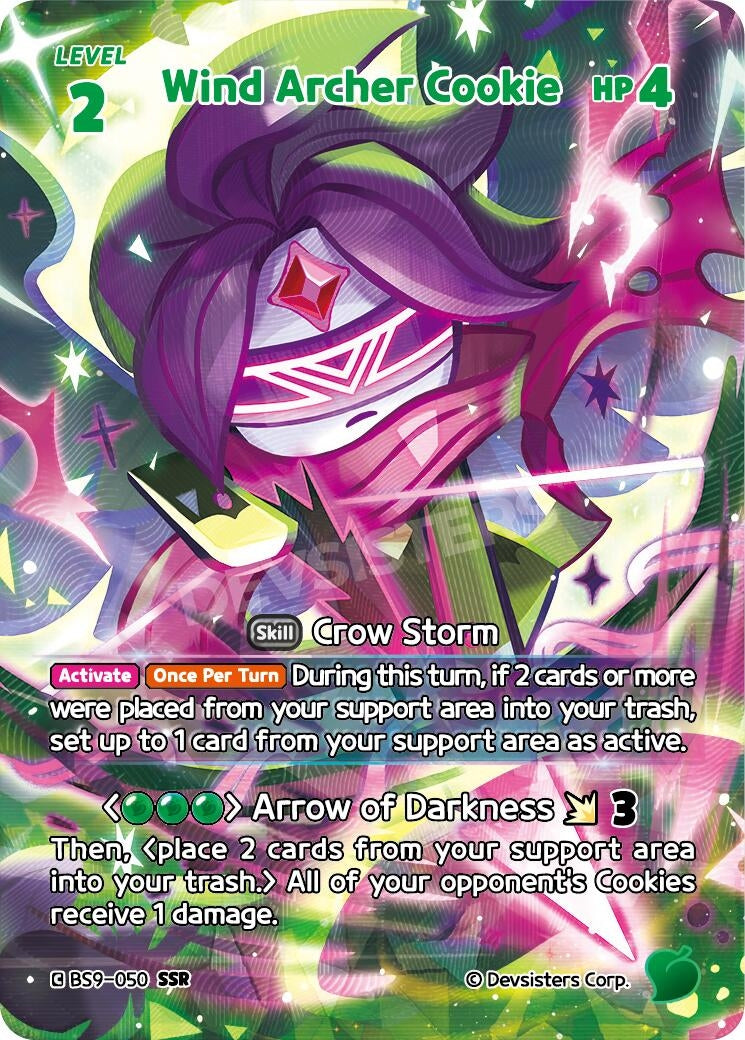 Image for Wind Archer Cookie (SSR) (BS9-050) (BS8-BS9) - CookieRun: Braverse TCG