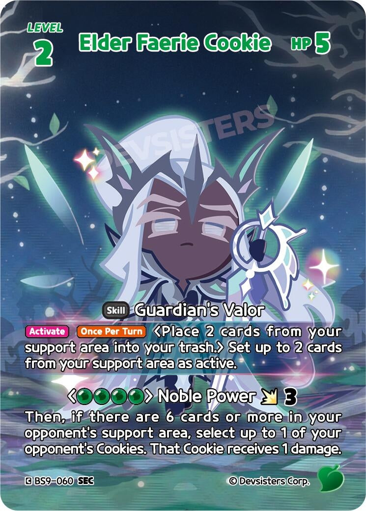 Image for Elder Faerie Cookie (SEC) (BS9-060) (BS8-BS9) - CookieRun: Braverse TCG