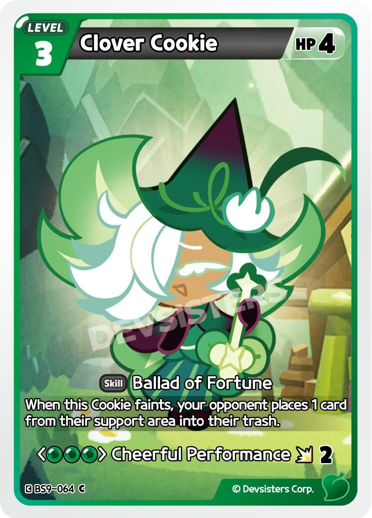 Image for Clover Cookie (Ver. 1) (BS9-064) (BS8-BS9) - CookieRun: Braverse TCG