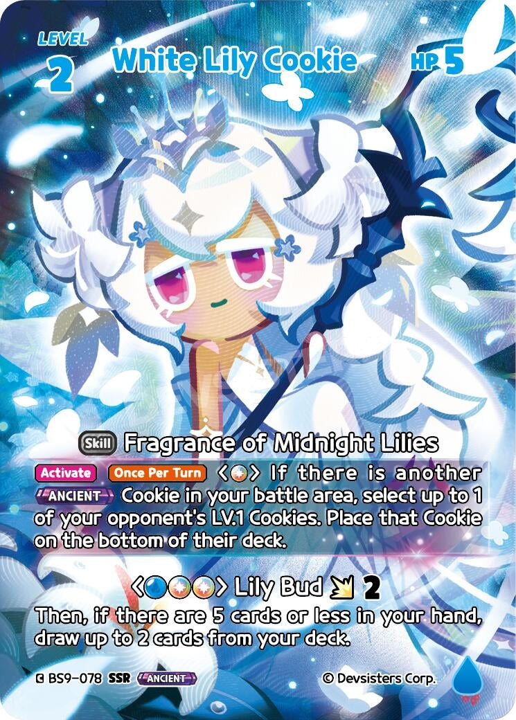 Image for White Lily Cookie (SSR) (BS9-078) (BS8-BS9) - CookieRun: Braverse TCG