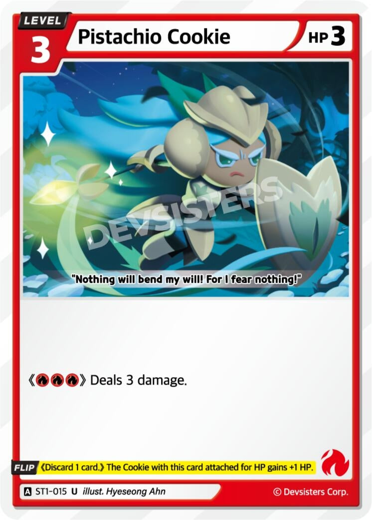 Image for Pistachio Cookie (ST1-015) (ST1-ST5) - CookieRun: Braverse TCG