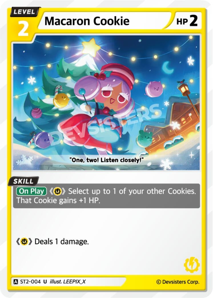 Image for Macaron Cookie (ST2-004) (ST1-ST5) - CookieRun: Braverse TCG