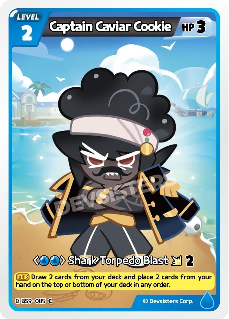 Image for Captain Caviar Cookie (Ver. 1) (BS9-085) (BS8-BS9) - CookieRun: Braverse TCG