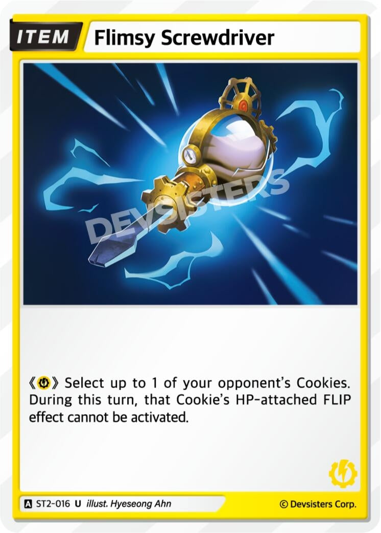 Image for Flimsy Screwdriver (ST2-016) (ST1-ST5) - CookieRun: Braverse TCG