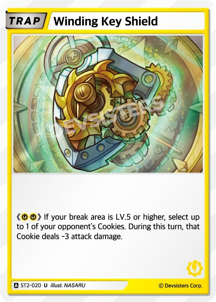 Image for Winding Key Shield (ST2-020) (ST1-ST5) - CookieRun: Braverse TCG
