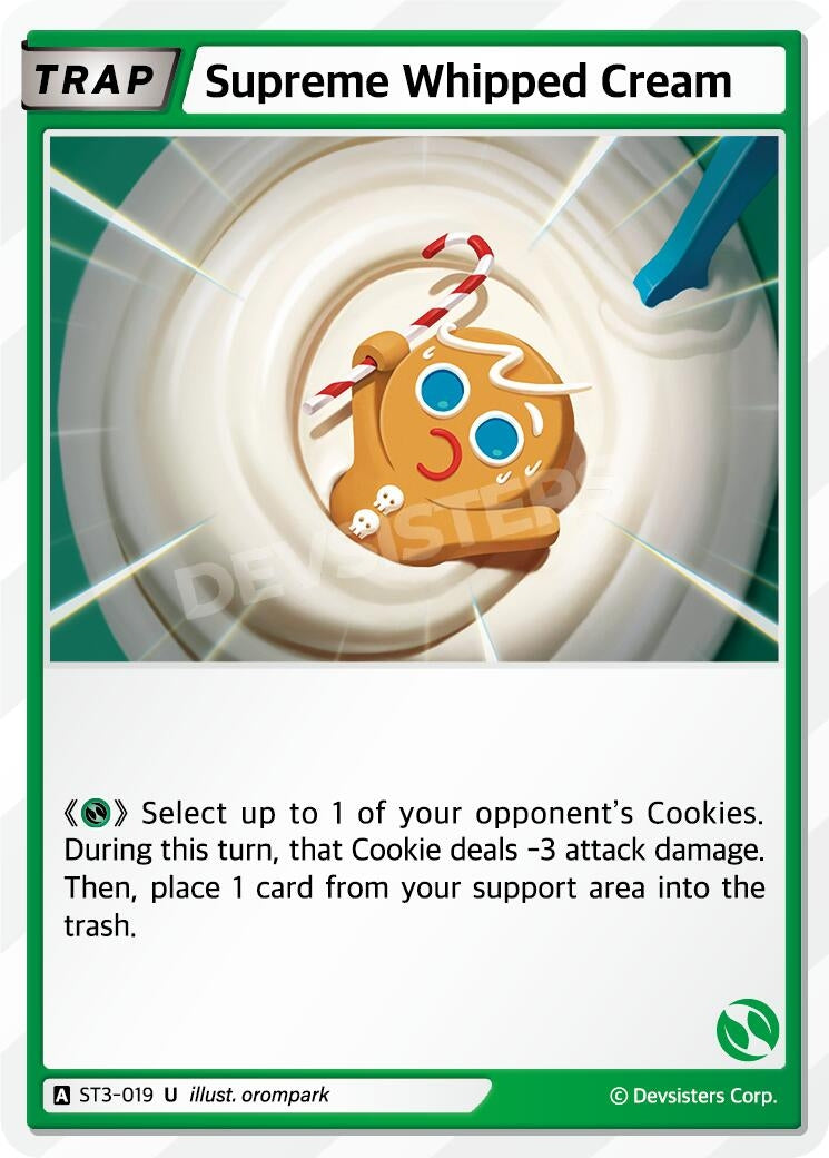 Image for Supreme Whipped Cream (ST3-019) (ST1-ST5) - CookieRun: Braverse TCG