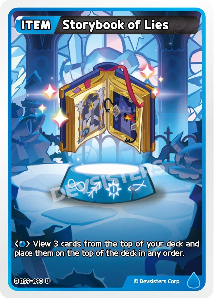 Image for Storybook of Lies (BS9-090) (BS8-BS9) - CookieRun: Braverse TCG