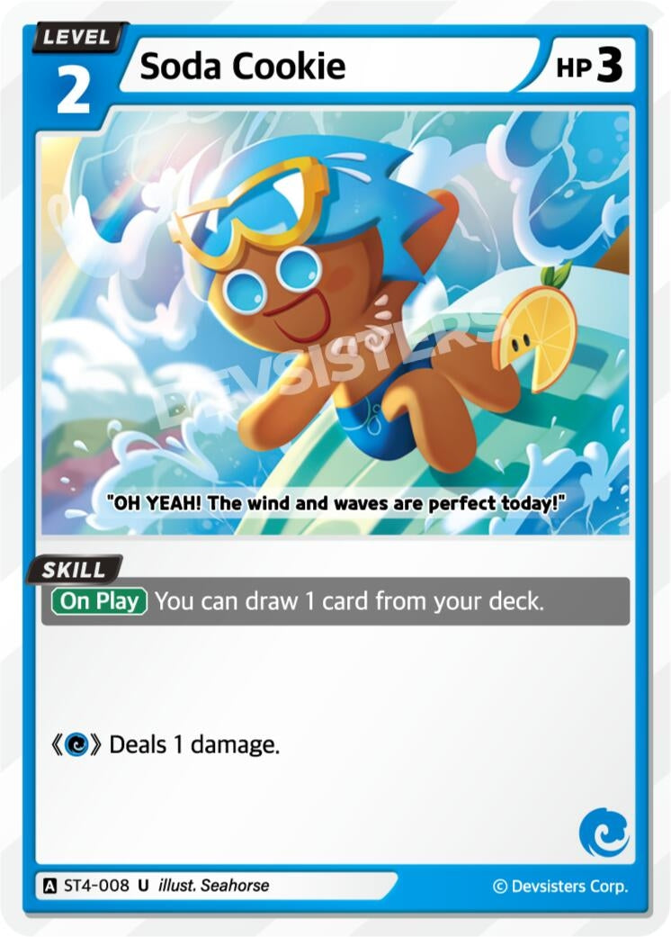Image for Soda Cookie (ST4-008) (ST1-ST5) - CookieRun: Braverse TCG
