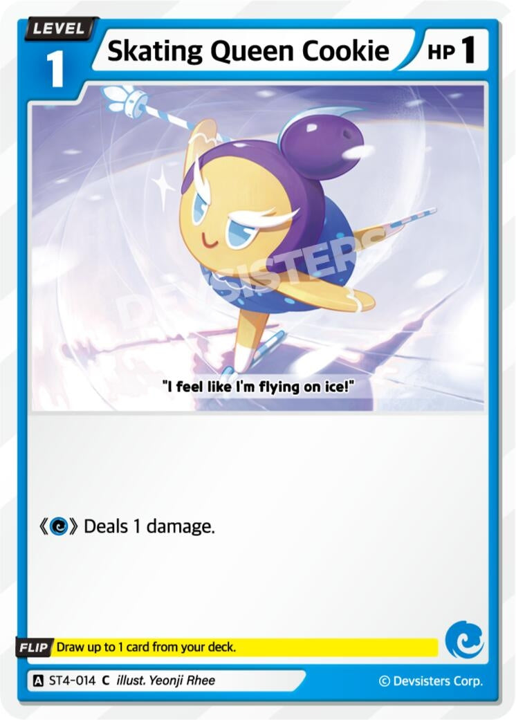 Image for Skating Queen Cookie (ST4-014) (ST1-ST5) - CookieRun: Braverse TCG