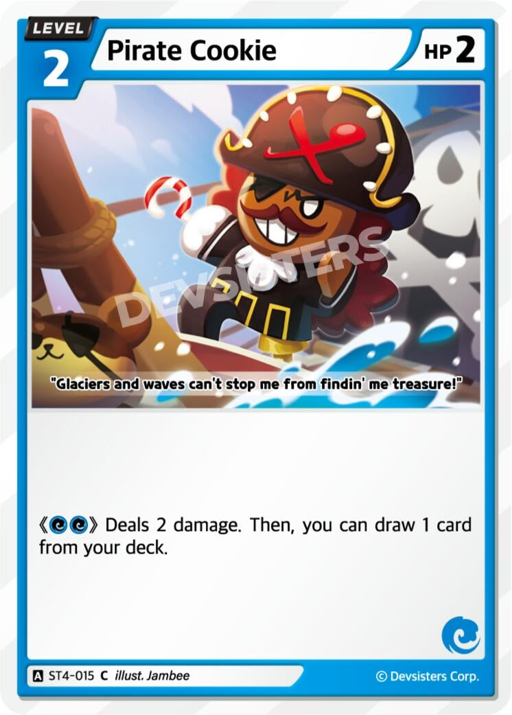 Image for Pirate Cookie (ST4-015) (ST1-ST5) - CookieRun: Braverse TCG