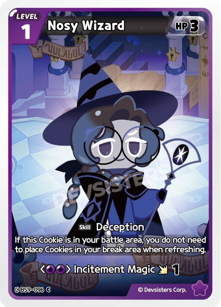 Image for Nosy Wizard (BS9-096) (BS8-BS9) - CookieRun: Braverse TCG