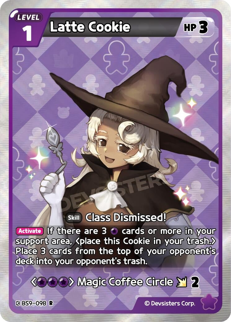 Image for Latte Cookie (Ver. 1) (BS9-098) (BS8-BS9) - CookieRun: Braverse TCG