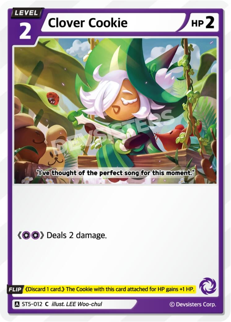 Image for Clover Cookie (ST5-012) (ST1-ST5) - CookieRun: Braverse TCG