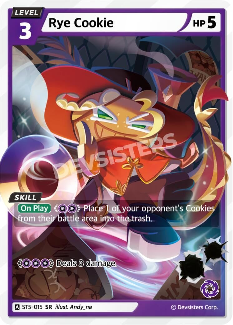 Image for Rye Cookie (ST5-015) (ST1-ST5) - CookieRun: Braverse TCG