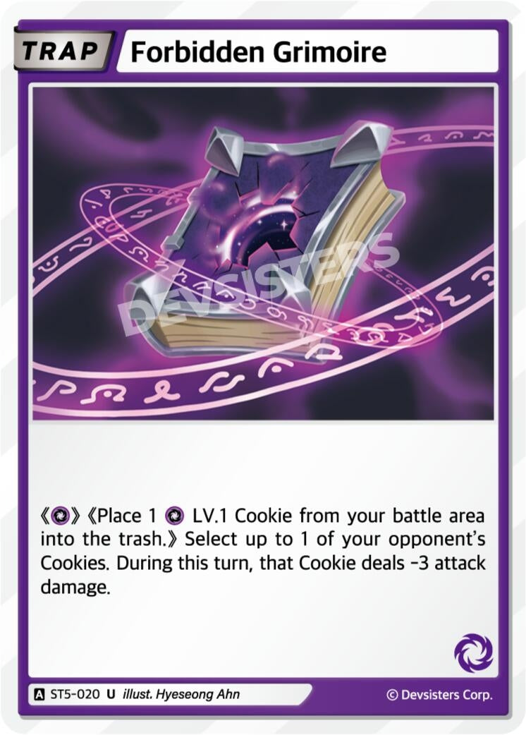 Image for Forbidden Grimoire (ST5-020) (ST1-ST5) - CookieRun: Braverse TCG