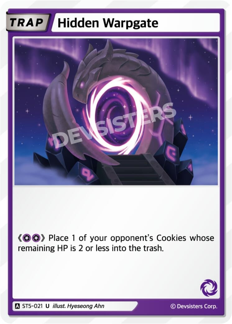 Image for Hidden Warpgate (ST5-021) (ST1-ST5) - CookieRun: Braverse TCG