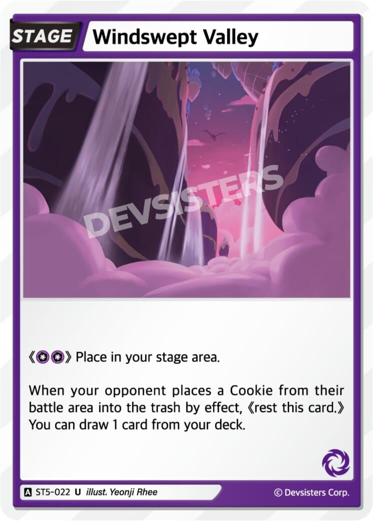 Image for Windswept Valley (ST5-022) (ST1-ST5) - CookieRun: Braverse TCG