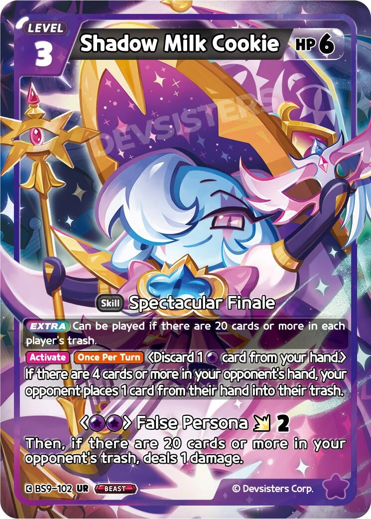 Image for Shadow Milk Cookie (102) (BS9-102) (BS8-BS9) - CookieRun: Braverse TCG