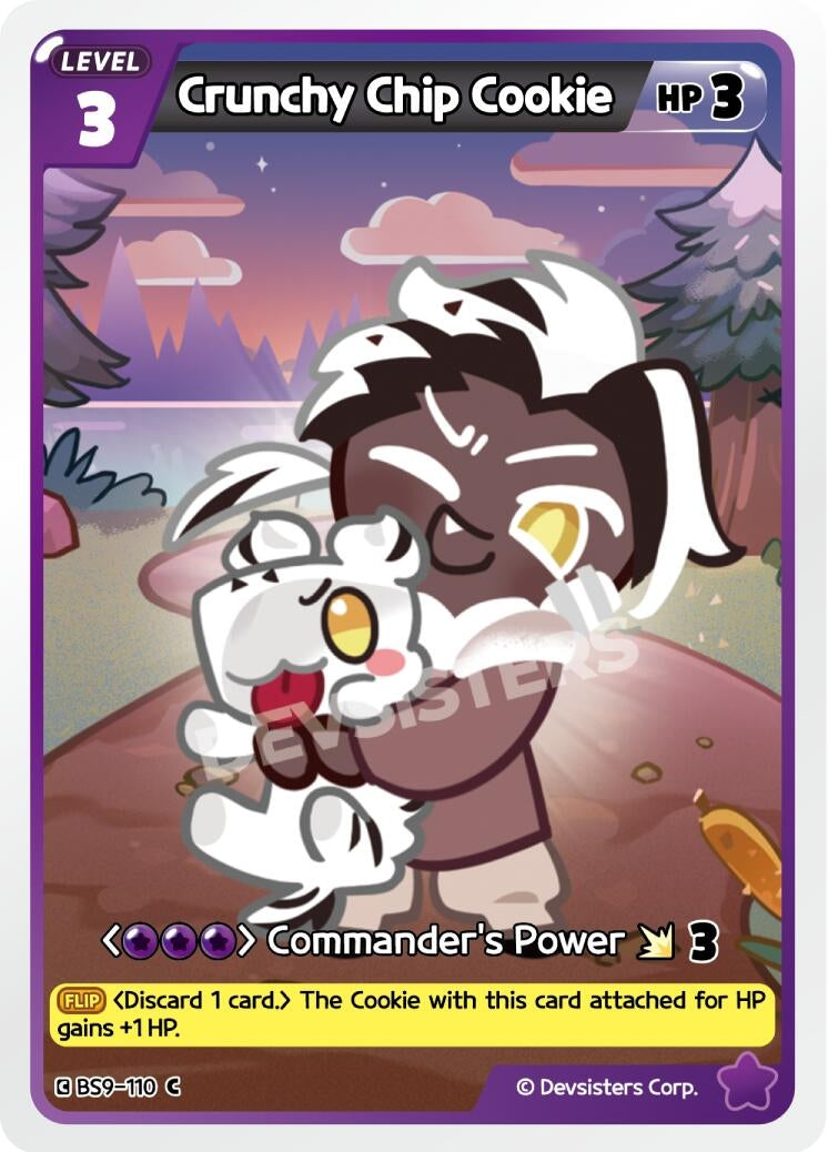 Image for Crunchy Chip Cookie (Ver. 2) (BS9-110) (BS8-BS9) - CookieRun: Braverse TCG
