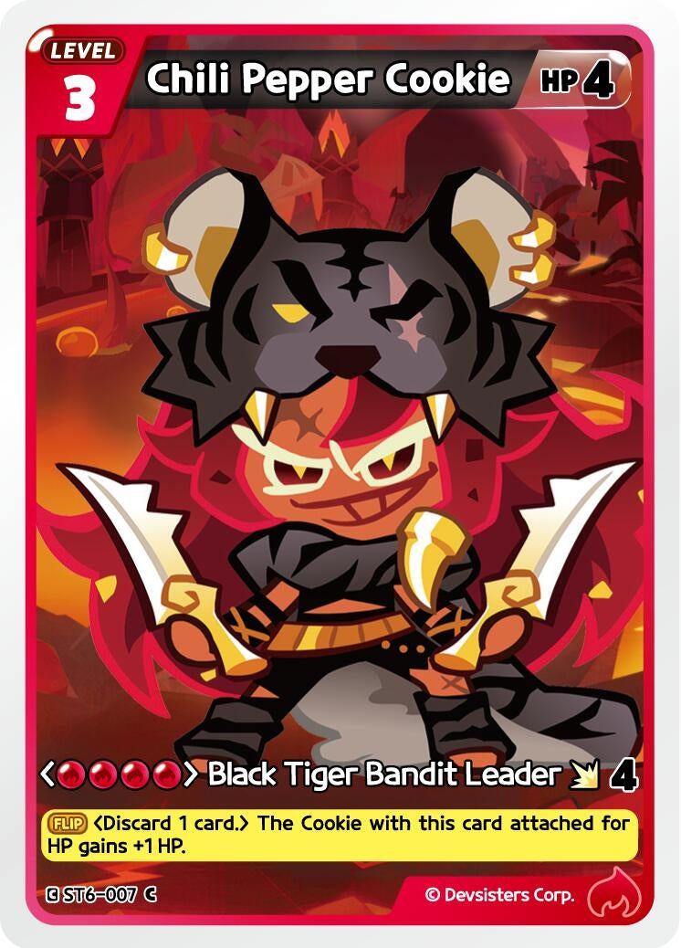 Image for Chili Pepper Cookie (ST6-007) (ST6-ST10) - CookieRun: Braverse TCG