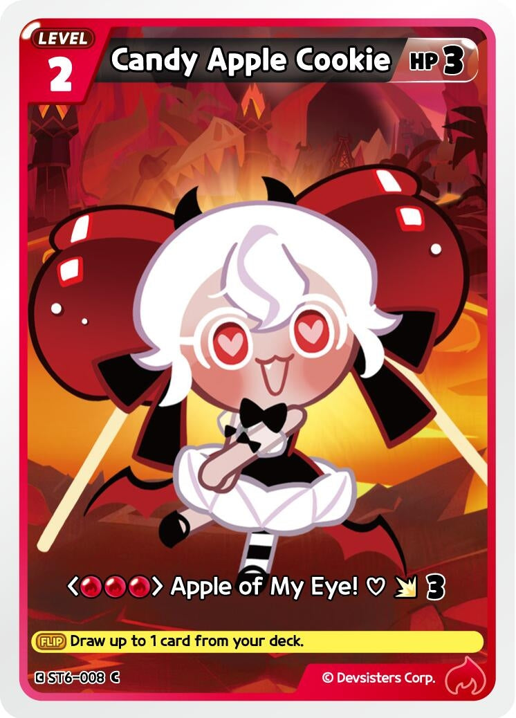 Image for Candy Apple Cookie (ST6-008) (ST6-ST10) - CookieRun: Braverse TCG