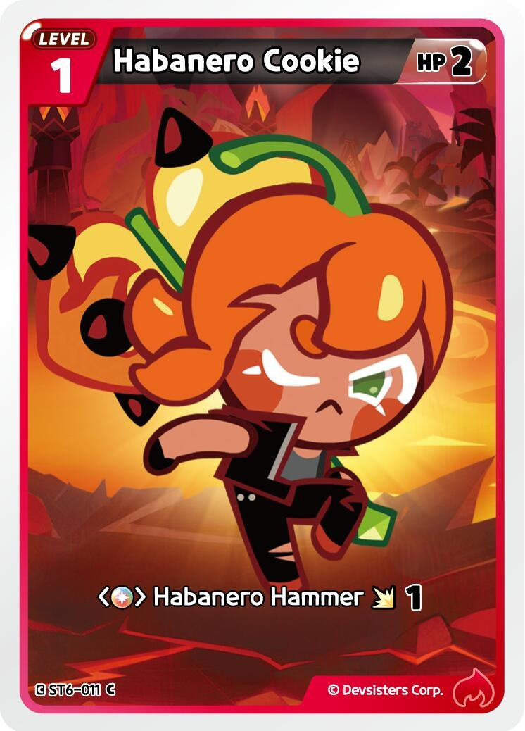 Image for Habanero Cookie (ST6-011) (ST6-ST10) - CookieRun: Braverse TCG