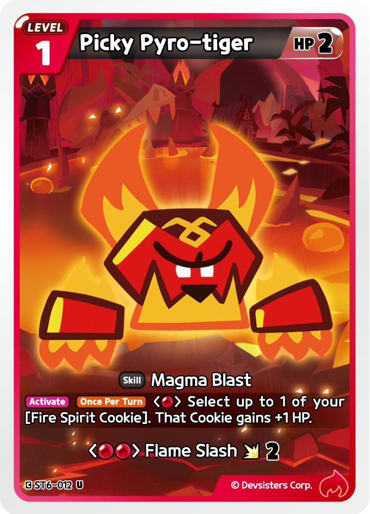 Image for Picky Pyro-tiger (ST6-012) (ST6-ST10) - CookieRun: Braverse TCG