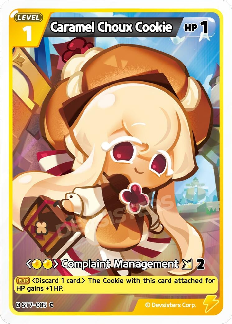 Image for Caramel Choux Cookie (ST7-005) (ST6-ST10) - CookieRun: Braverse TCG