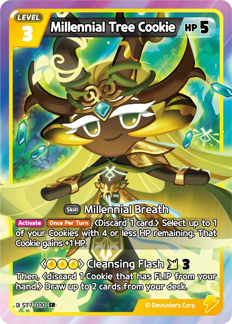 Image for Millennial Tree Cookie (ST7-010) (ST6-ST10) - CookieRun: Braverse TCG