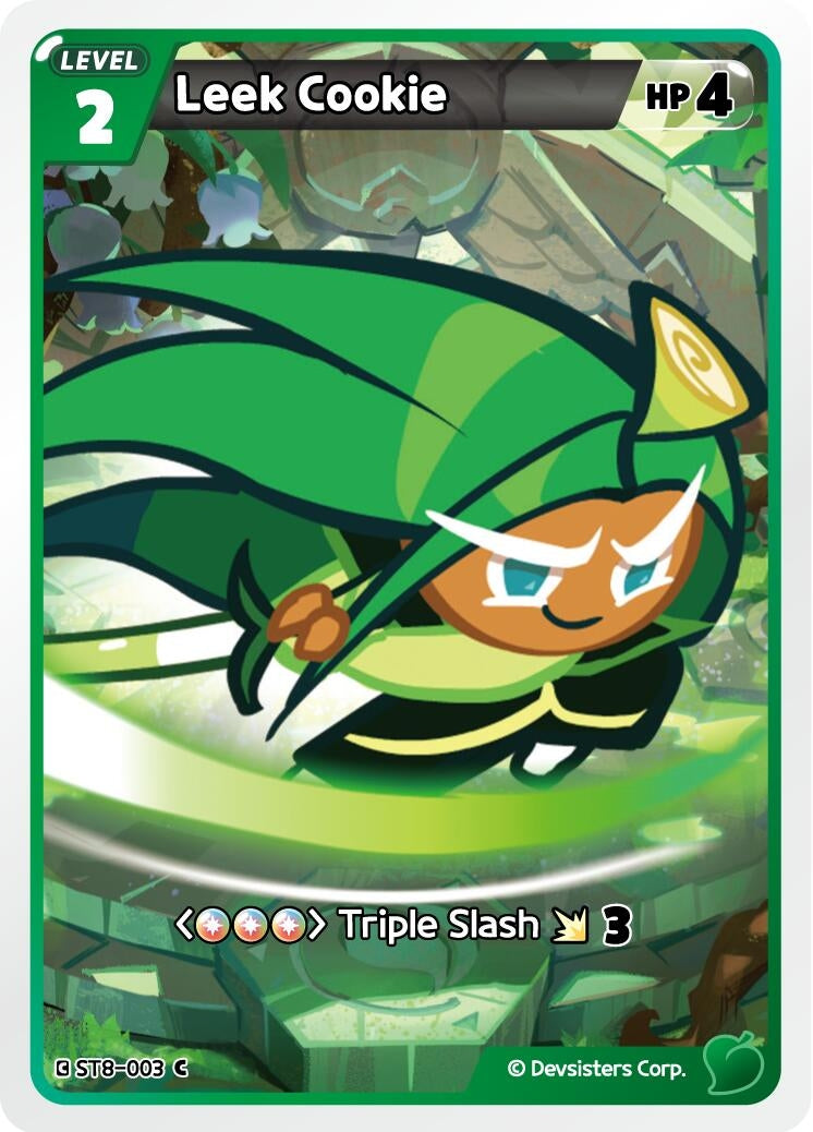 Image for Leek Cookie (ST8-003) (ST6-ST10) - CookieRun: Braverse TCG