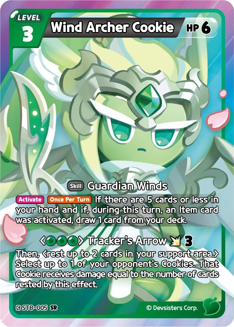 Image for Wind Archer Cookie (ST8-005) (ST6-ST10) - CookieRun: Braverse TCG