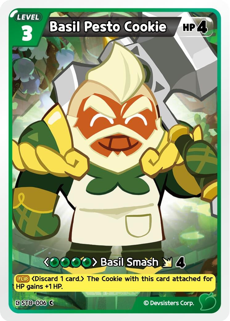 Image for Basil Pesto Cookie (ST8-006) (ST6-ST10) - CookieRun: Braverse TCG