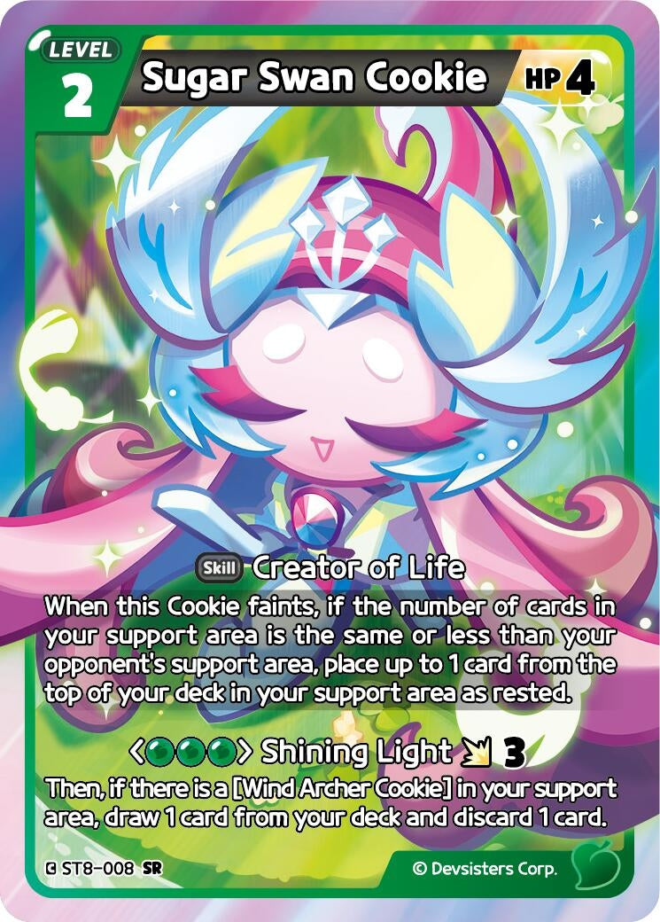 Image for Sugar Swan Cookie (ST8-008) (ST6-ST10) - CookieRun: Braverse TCG
