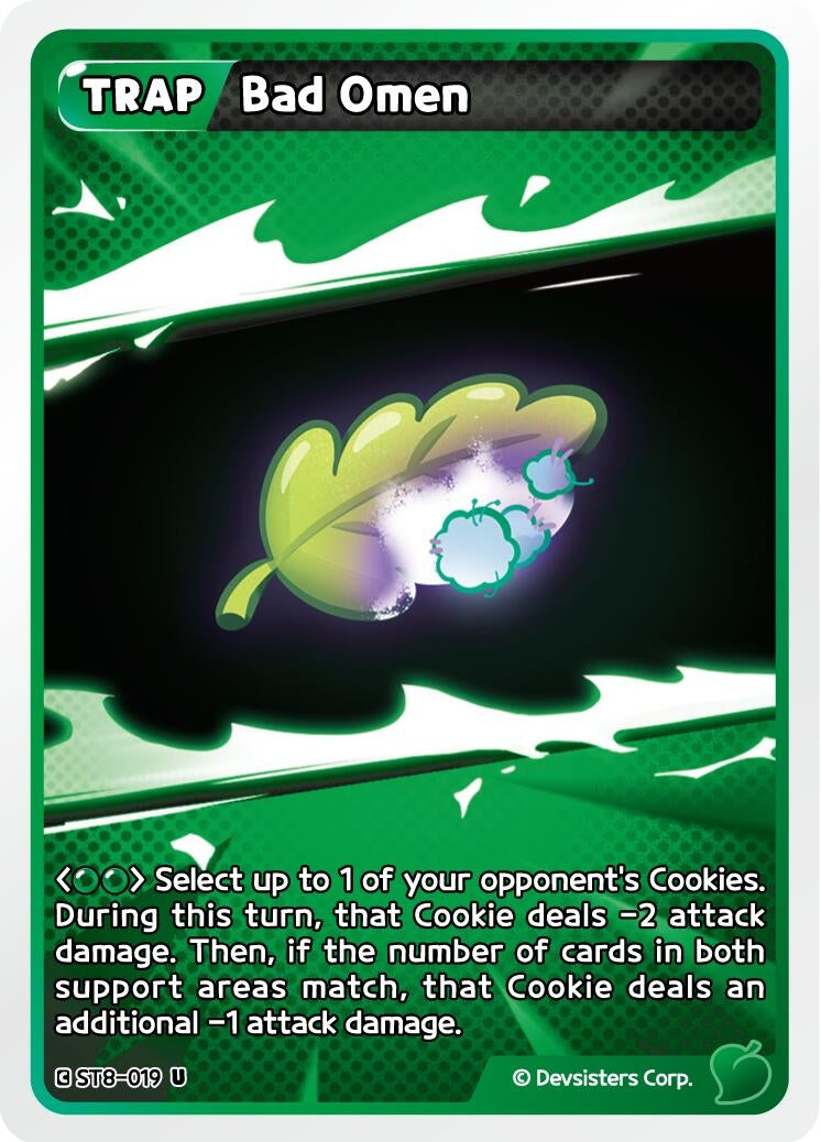 Image for Bad Omen (ST8-019) (ST6-ST10) - CookieRun: Braverse TCG