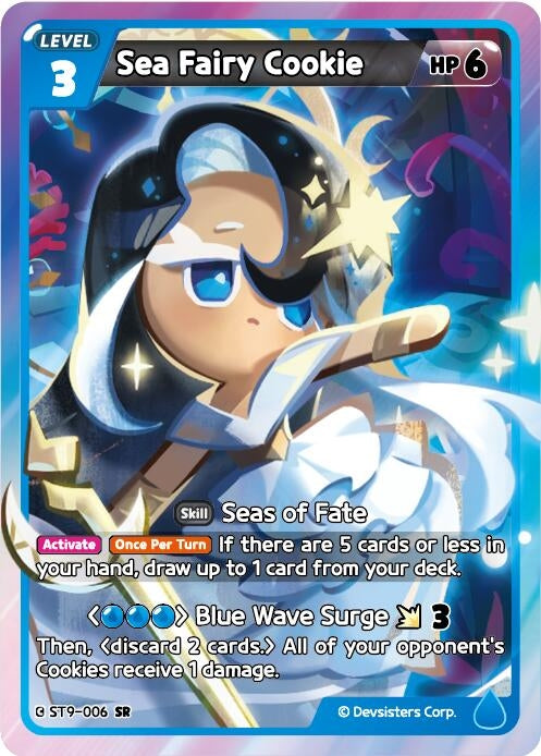 Image for Sea Fairy Cookie (ST9-006) (ST6-ST10) - CookieRun: Braverse TCG