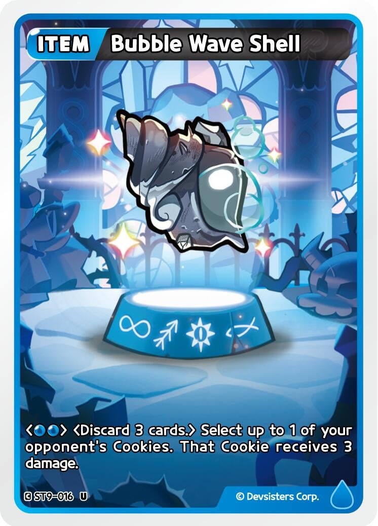 Image for Bubble Wave Shell (ST9-016) (ST6-ST10) - CookieRun: Braverse TCG