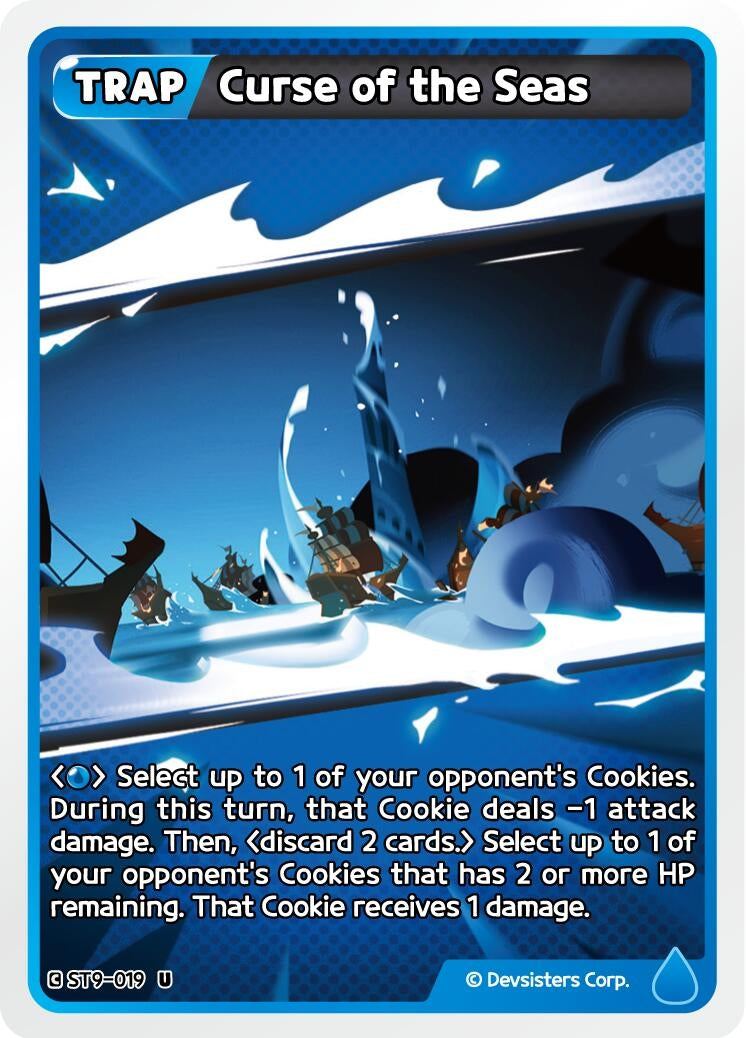 Image for Curse of the Seas (ST9-019) (ST6-ST10) - CookieRun: Braverse TCG