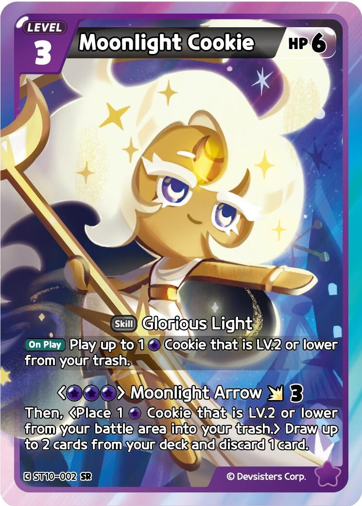 Image for Moonlight Cookie (ST10-002) (ST6-ST10) - CookieRun: Braverse TCG