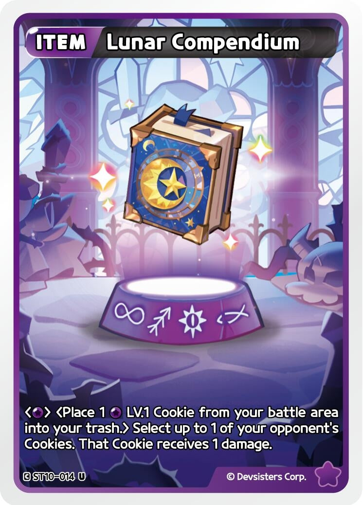 Image for Lunar Compendium (ST10-014) (ST6-ST10) - CookieRun: Braverse TCG